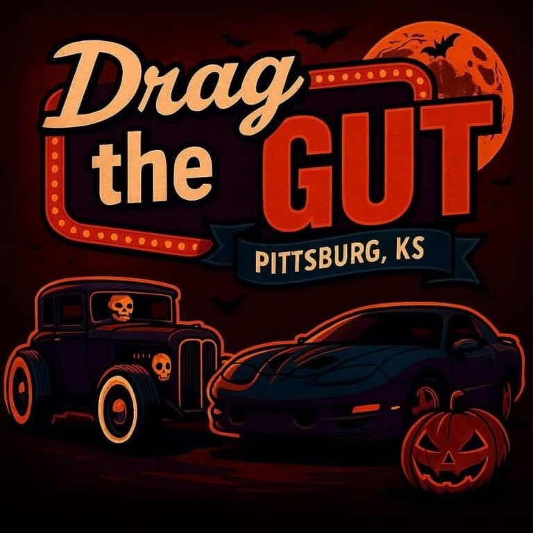 Trunk or Treat with Drag The Gut! car show in Pittsburg, KS