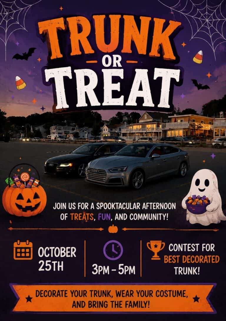 Ts Trunk or Treat car show in Grand Haven, MI