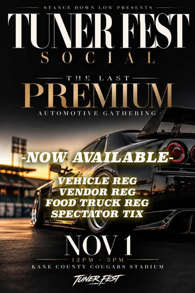 Tuner Fest Social car show in Geneva, IL