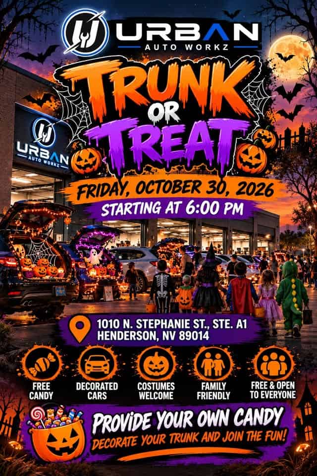 Urban Auto Workz Trunk Or Treat car show in Henderson, NV