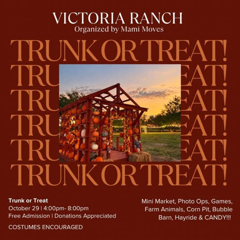 Victoria Ranch Trunk or Treat car show in Edinburg, TX