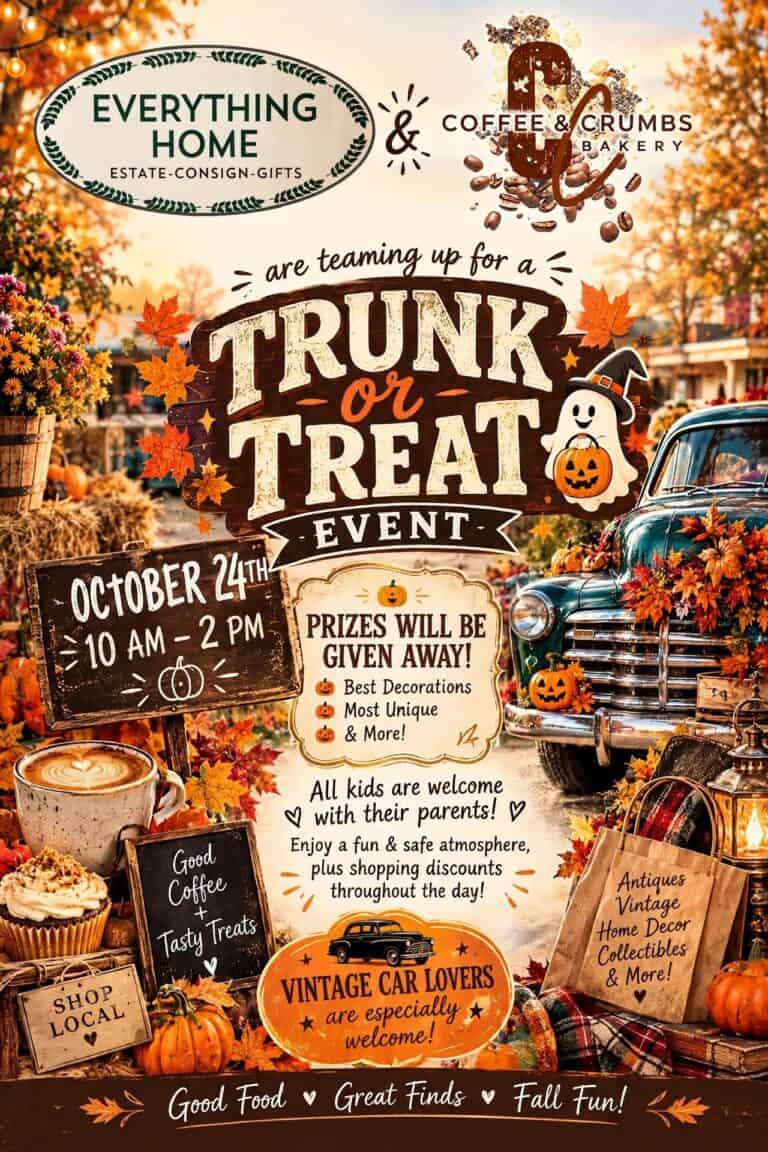Vintage Trunk or Treat car show in Freeport, IL
