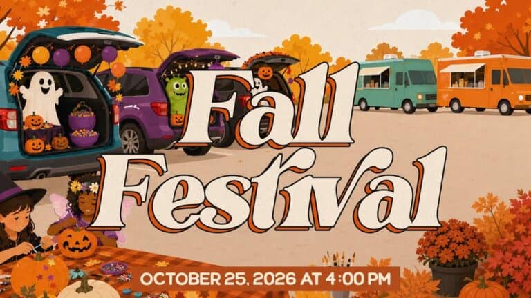 Walnut Ridge Baptist Church Fall Festival car show in Mansfield, TX