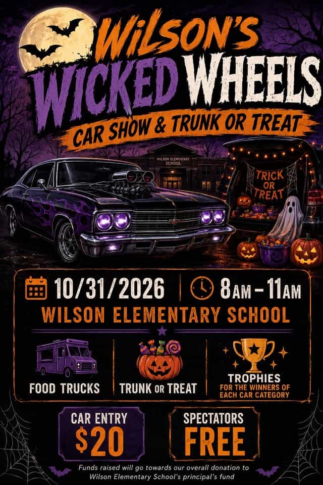 Wilson’s Wicked Wheels Car Show & Trunk Or Treat car show in Murfreesboro, TN