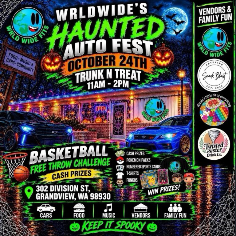 Wrldwide’s Haunted Auto Fest car show in Grandview, WA