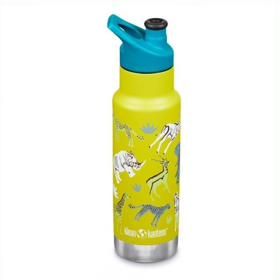 Klean Kanteen – Termo Drikkedunk I Rustfrit Stål Til Børn 355 ML – Safari