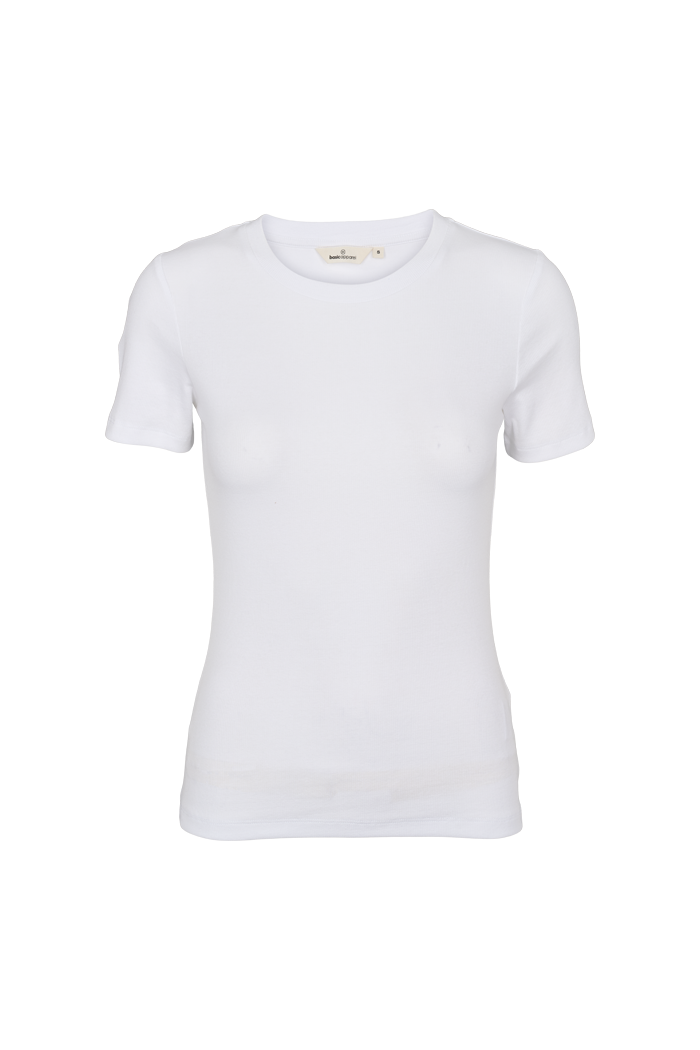 Ludmilla O-Neck – Bright White   – 96% Cotton (Organic), 4% Elastane – T-shirts