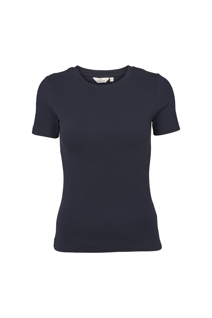 Ludmilla O-Neck – Sky Captain   – 96% Cotton (Organic), 4% Elastane – T-shirts