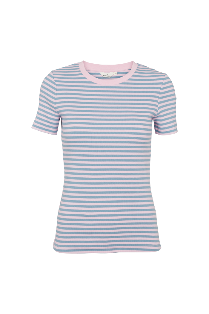 Ludmilla O-Neck – Sweet lilac/Windward blue   – 96% Cotton (Organic), 4% Elastane – T-shirts