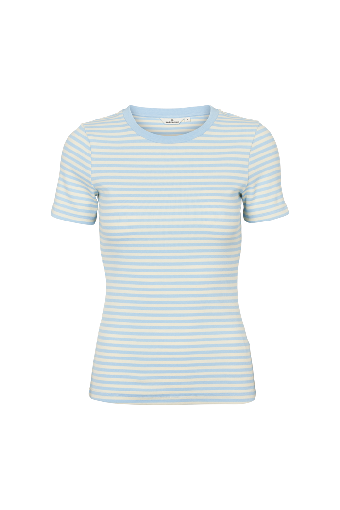 Ludmilla O-Neck – Dutch canal / vanilla custard   – 96% Cotton (Organic), 4% Elastane – T-shirts