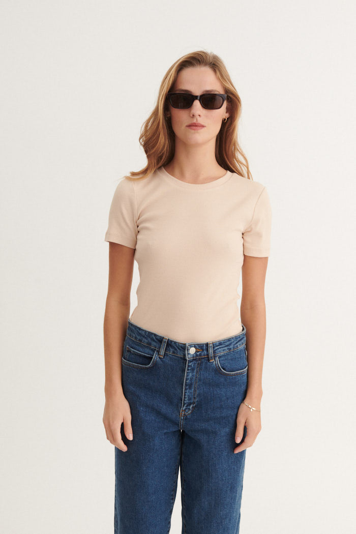 Ludmilla O-Neck – Smokey Grey   – 96% Cotton (Organic), 4% Elastane – T-shirts