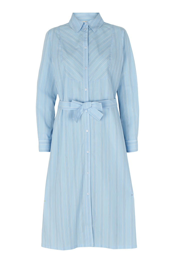 Marina Dress – Airy blue / Lotus / Birch / Classic Blue   – 100% Cotton (Organic GOTS) – Kjoler