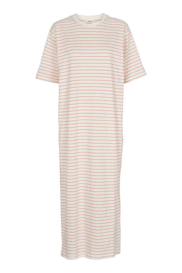 Raja Striped Dress – Grenadine / whisper white   – 100% Cotton (Organic GOTS) – Kjoler