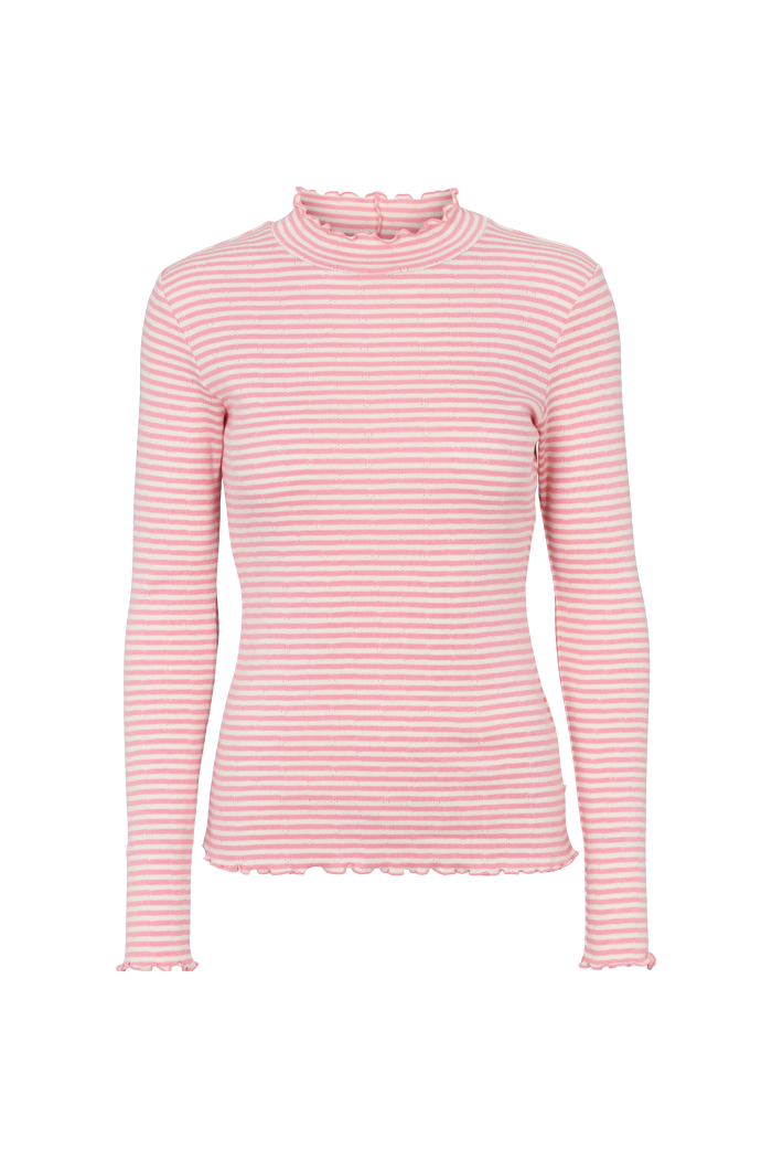 Silma High Neck – Conch shell / birch   – 100% Cotton (Organic GOTS) – T-shirts