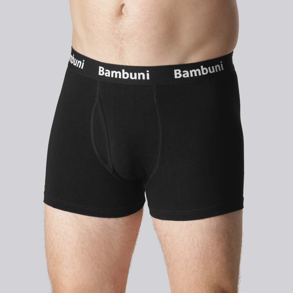 Bambus underbukser i sort til mænd  . gylp Bambus underbukser i sort til mænd  . gylp