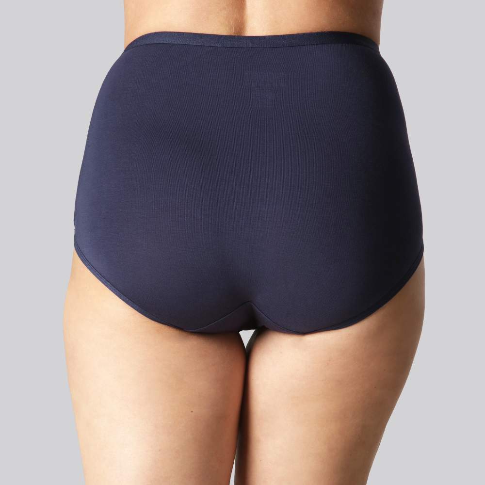 Bambus maxi trusse i navy blå Bambus maxi trusse i navy blå