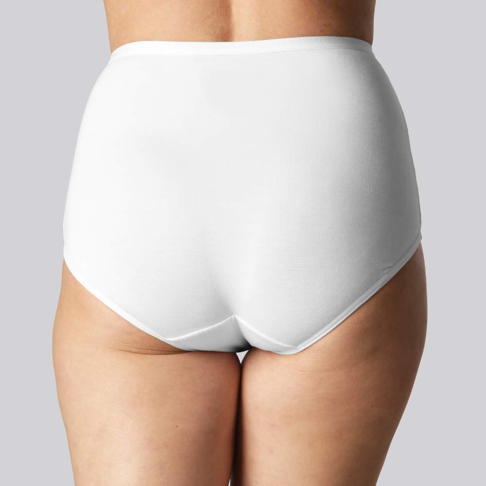 Bambus maxi trusse i hvid Bambus maxi trusse i hvid