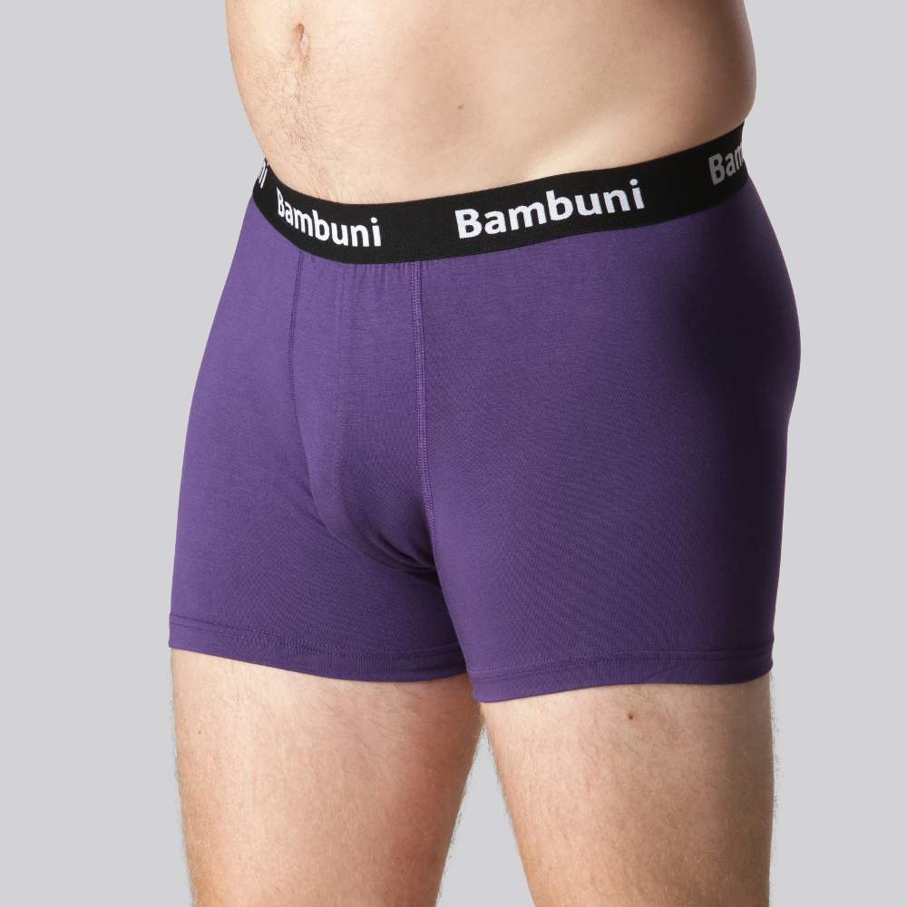 Bambus underbukser i lilla til mænd Bambus underbukser i lilla til mænd