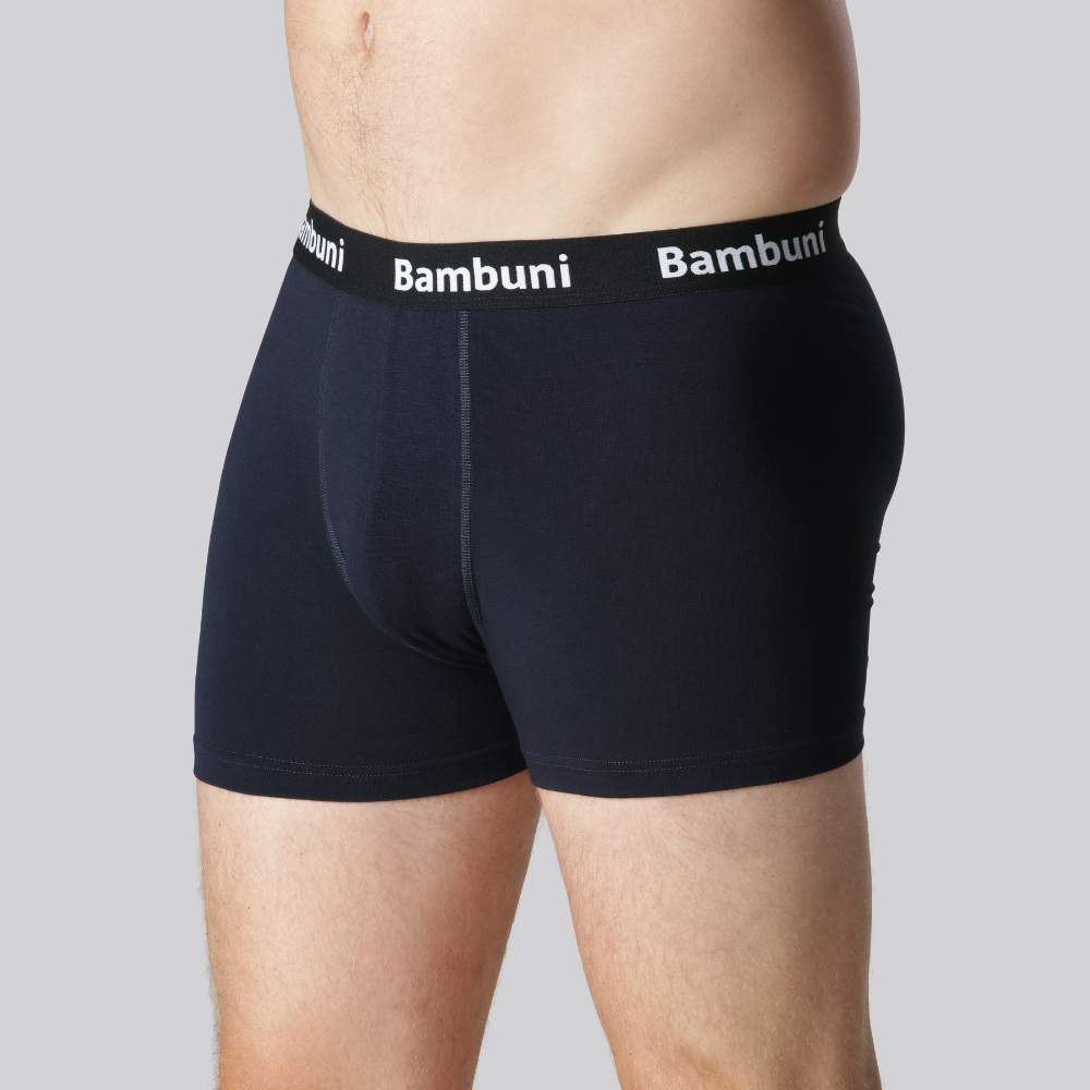 Bambus underbukser i navy blå til mænd Bambus underbukser i navy blå til mænd