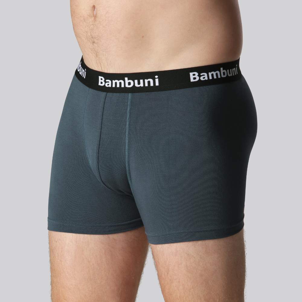 Bambus underbukser i petrol til mænd Bambus underbukser i petrol til mænd