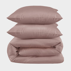 Bambus sengetøj gammel rosa 200×200