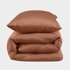 Bambus sengetøj brændt orange 140×220