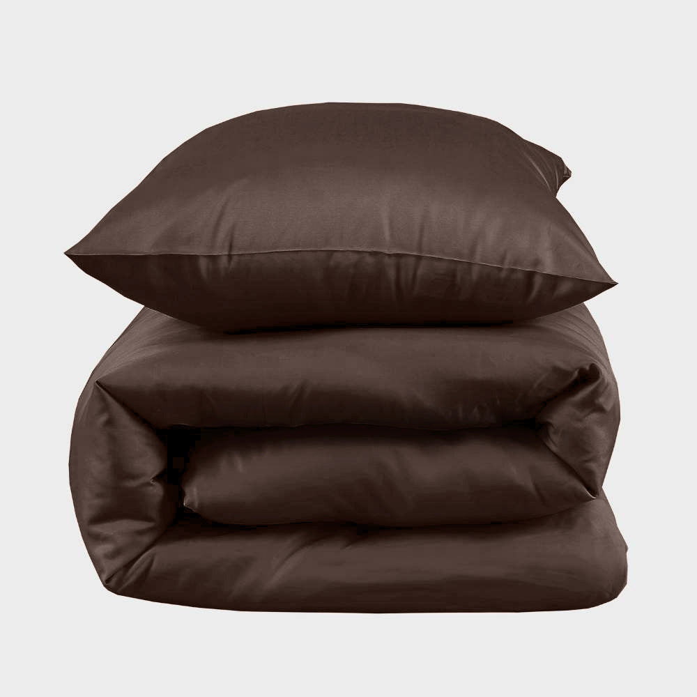 Bambus sengetøj kastanje 140×220 Bambus sengetøj kastanje 140×220