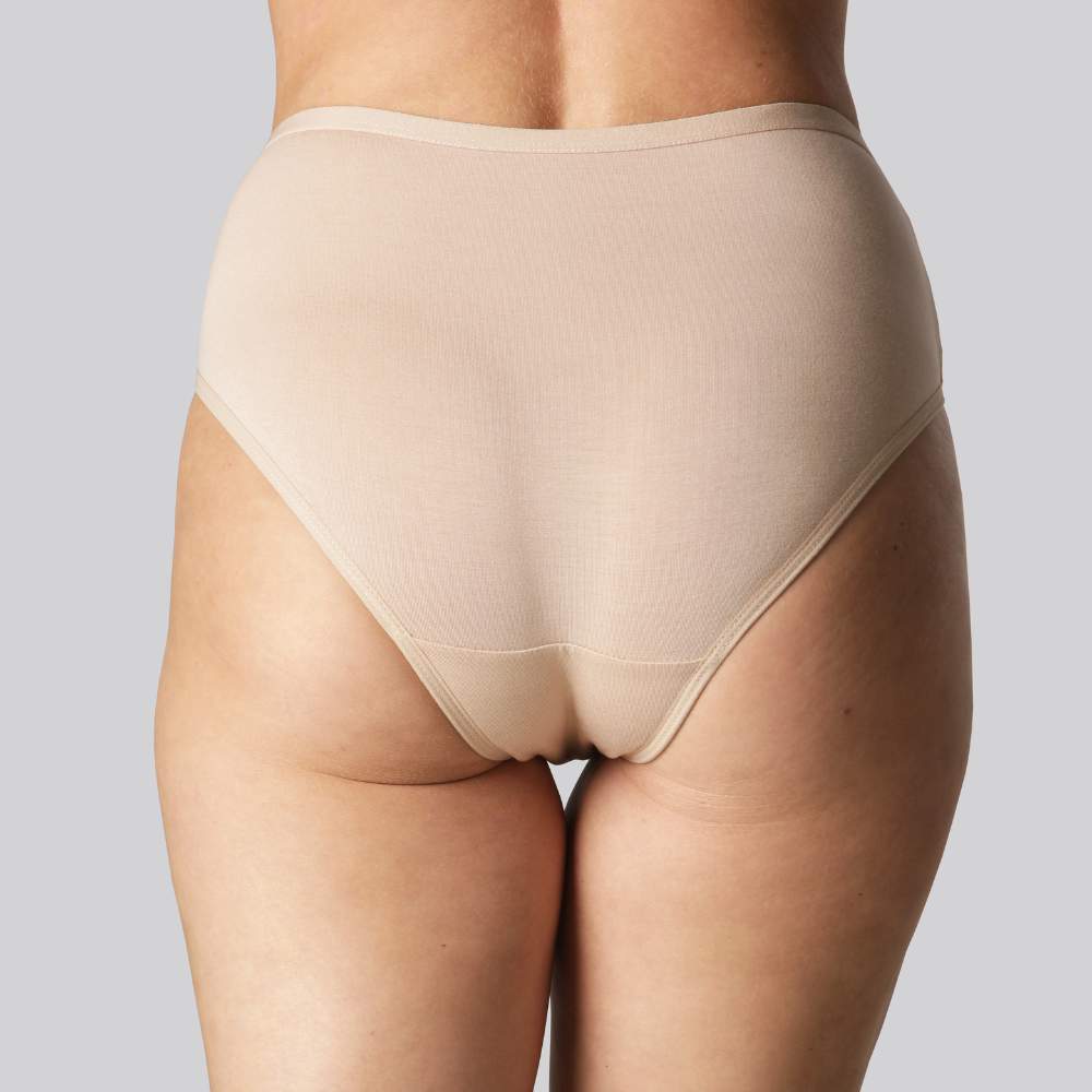 Bambus tai trusse i beige til kvinder