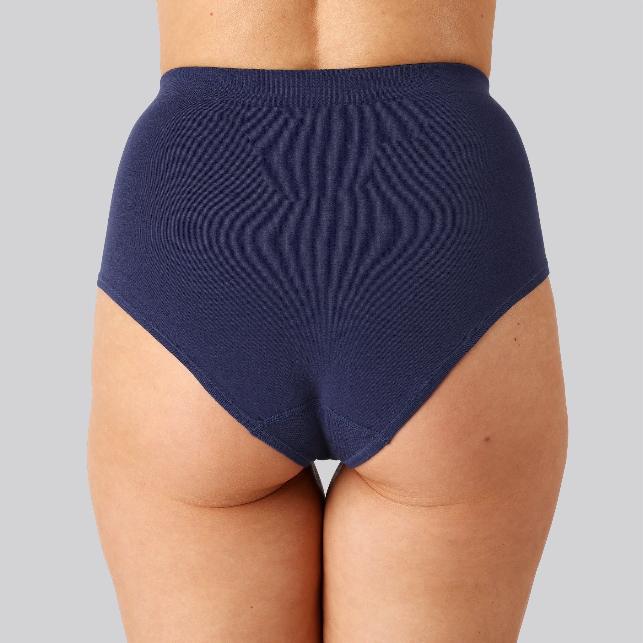 Bambus seamless maxi trusse i navy til damer