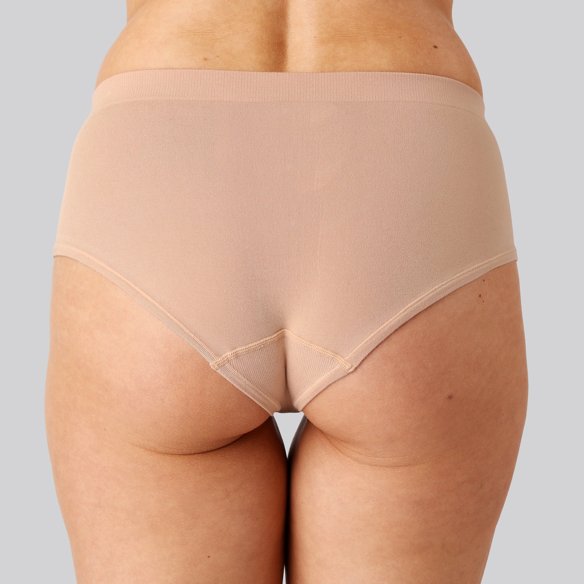 Bambus seamless tai trusse beige damer Bambus seamless tai trusse beige damer