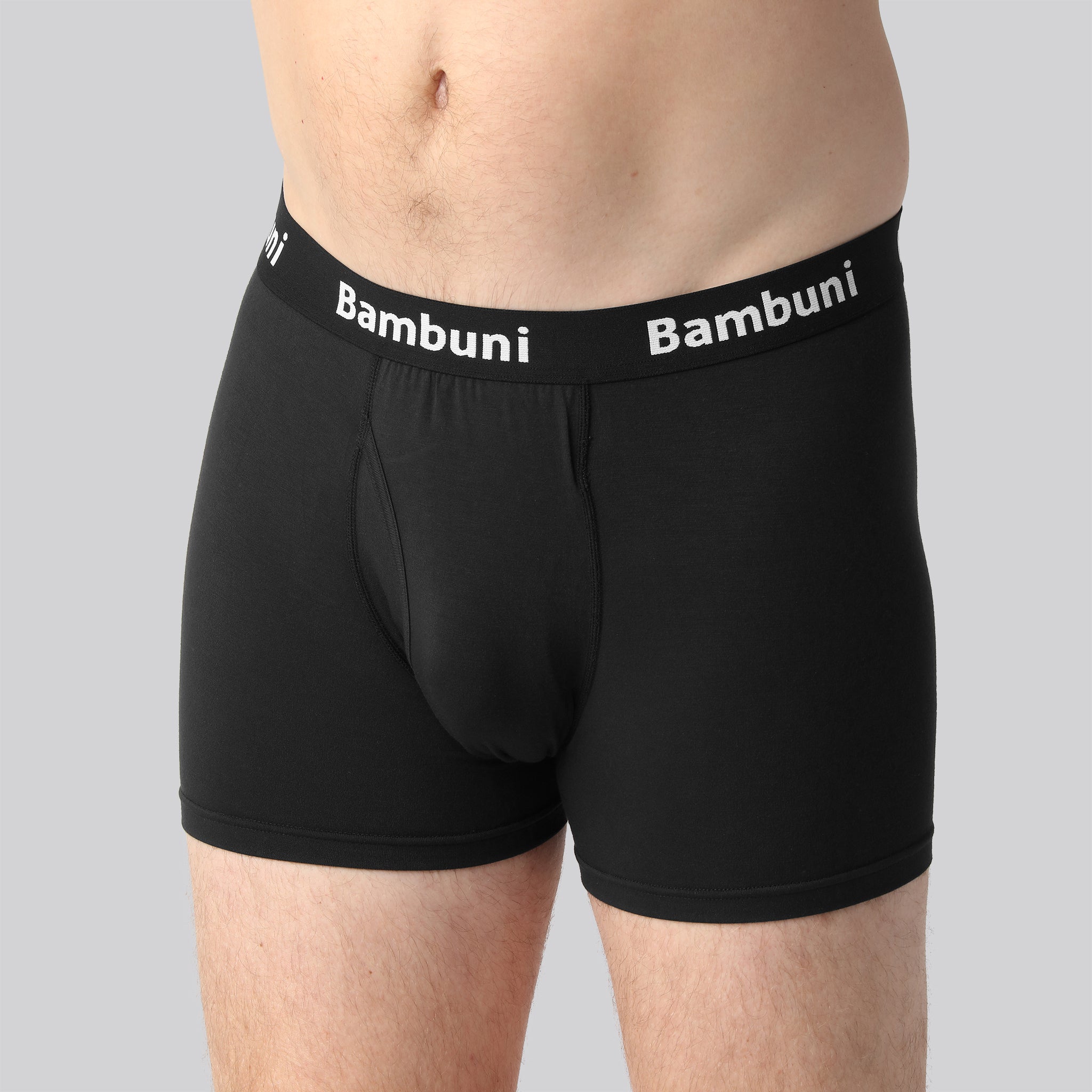Bambus underbukser sort mænd  . gylp