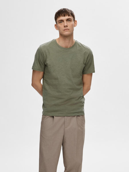 Slhaspen Slub Ss O-Neck Tee Noos