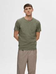 Slhaspen Slub Ss O-Neck Tee Noos Slhaspen Slub Ss O-Neck Tee Noos