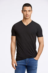 Mens stretch v-neck tee  /