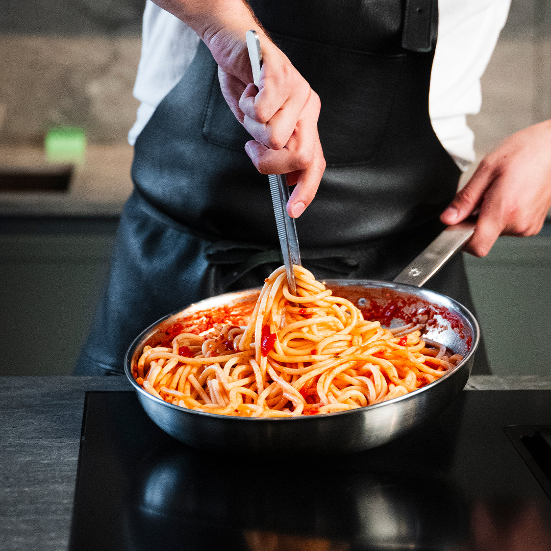 Stegepande i Rustfrit Stål – 5-Ply – 28 Cm – Gastrotools Stegepande i Rustfrit Stål – 5-Ply – 28 Cm – Gastrotools