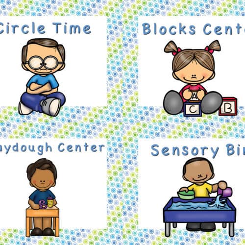 Block Center Sign