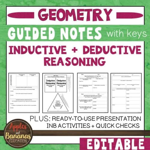 Deductive Reasoning Geometry