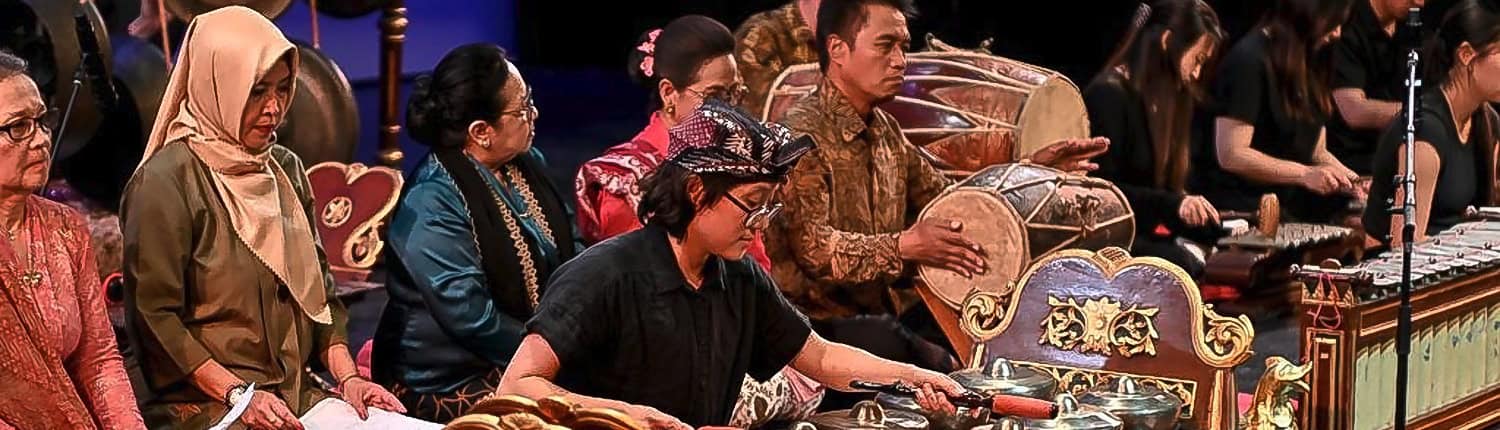 Photo of Javanese Gamelan Ensemble led by Pak Joko Sutrisno