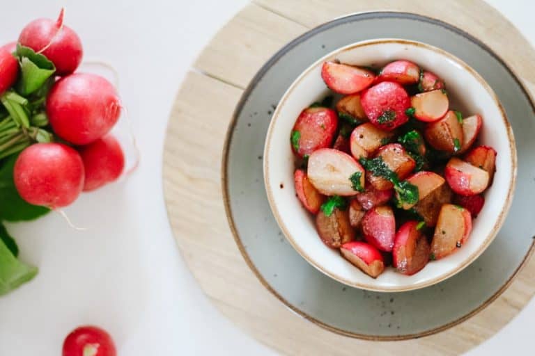 Bild vom Rezept von den gebratenen Honig-Radieschen