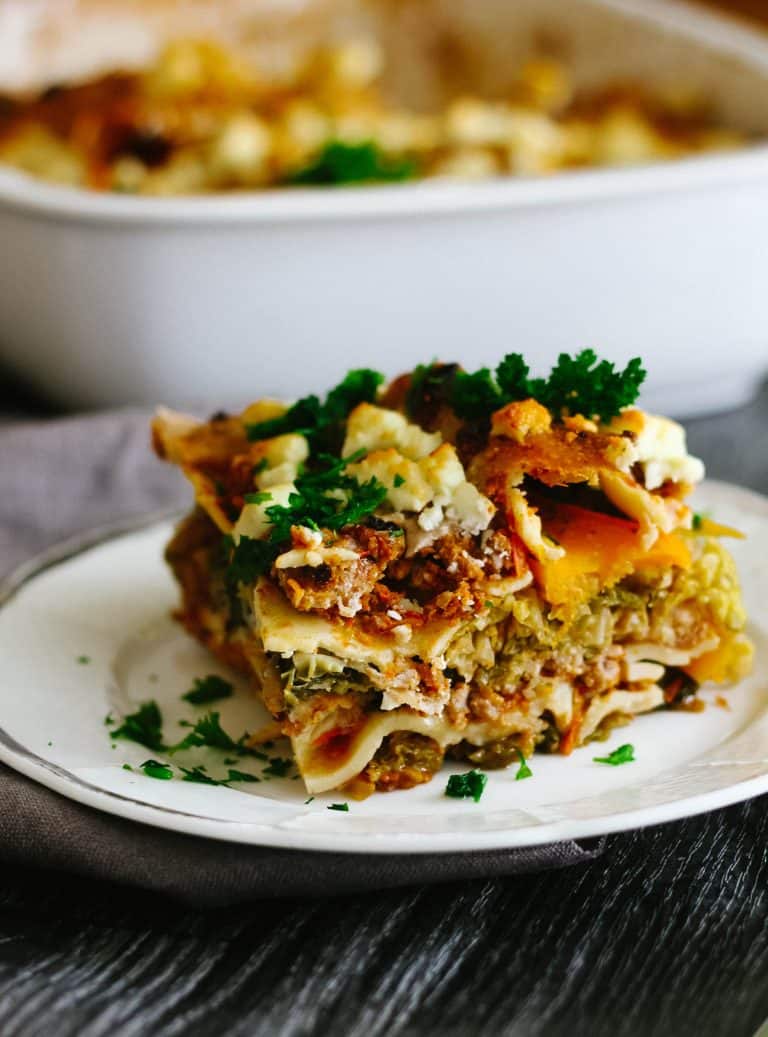 Bild von Kürbis-Wirsing-Lasagne