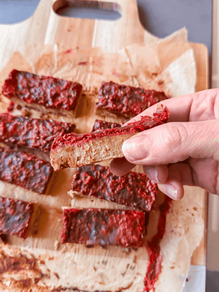 Bild vom Rezept Proteinreiche Himbeer-Mandel-Riegel