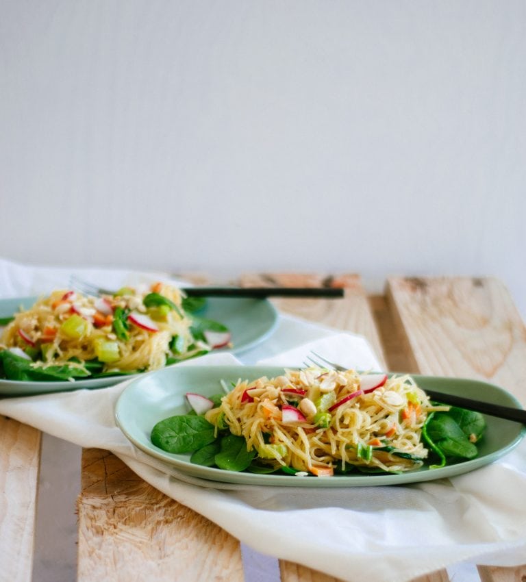 Bild vom Rezept: Sommerlicher Glasnudelsalat für Hitzetage – frisch, leicht & TCM-inspiriert