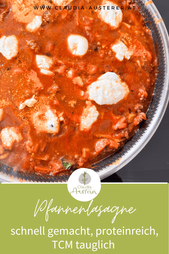Pinterestbild von Pfannenlasagne TCM