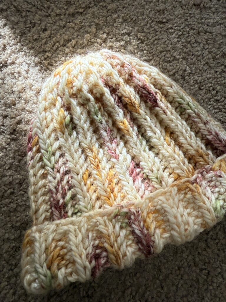 Easy Herringbone Crochet Beanie Pattern