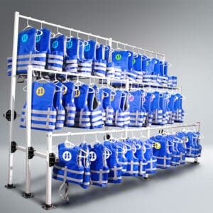 Life Vest Rack