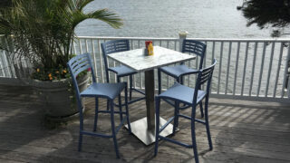 Vogue Barstool – Denim Blue – Product Image