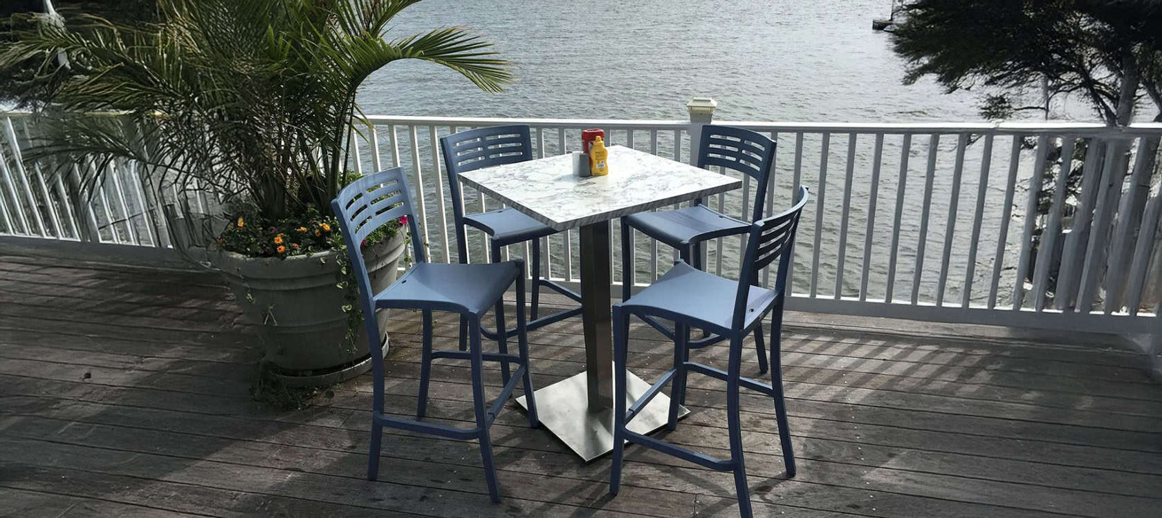 Vogue Barstool – Denim Blue – Product Image