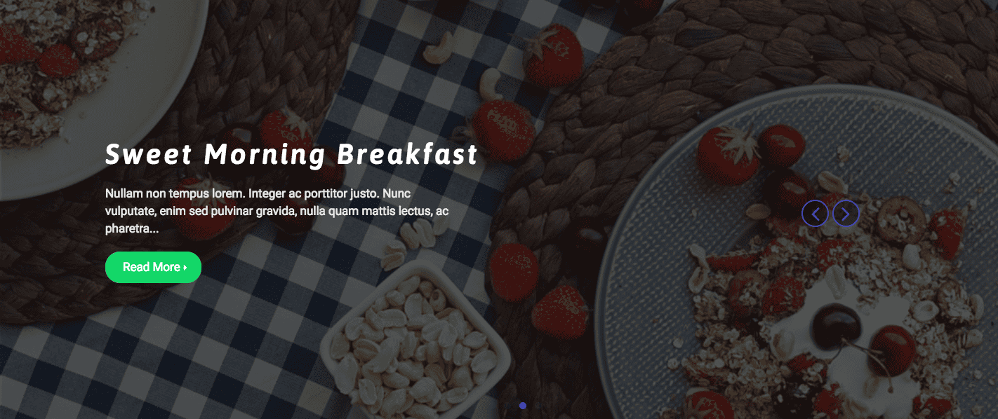 Single Slide Layout in Dynific Addons for Elementor