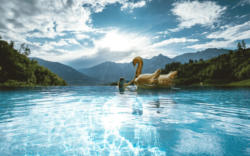 Hotel Prinz Rudolf Meran Infinity Pool