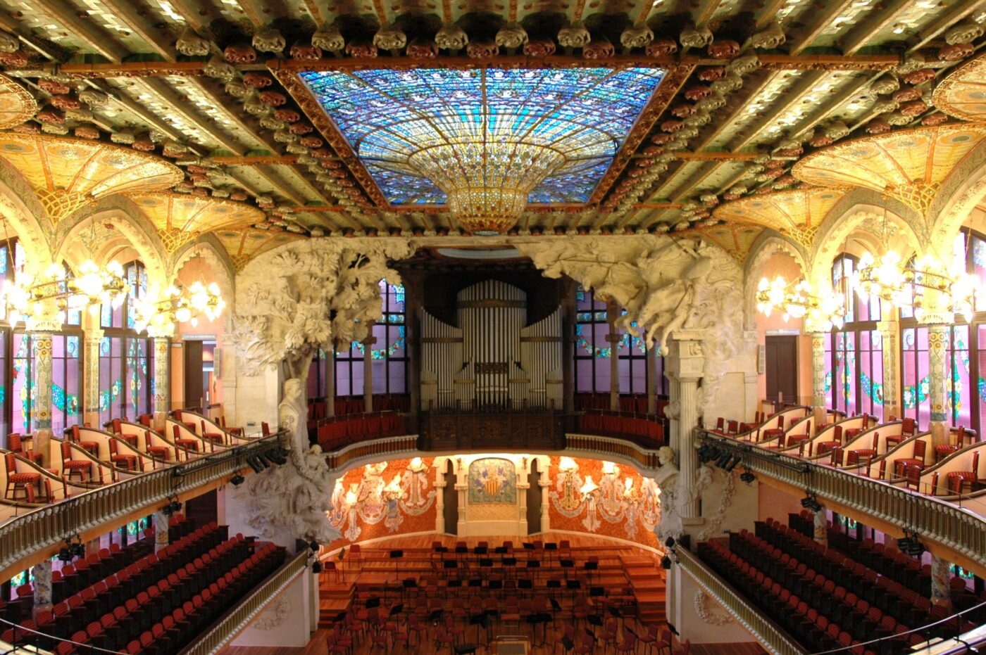 Barcelona, Palau de la Música Catalana, Spain